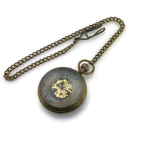Load image into Gallery viewer, Mechanical brass Pocket Watch with Multicolor Dial