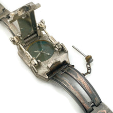 Load image into Gallery viewer, Watch with Spring Door Cover, Blue Dial