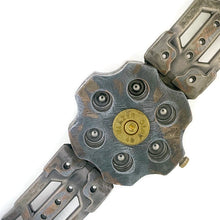 Load image into Gallery viewer, Six Shooter Gun Barrel Watch, Blue Color Dial