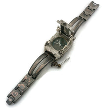 Load image into Gallery viewer, Watch with Spring Door Cover, Blue Dial