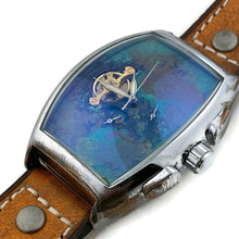 Load image into Gallery viewer, Moon  Mechanical Watch,Multicolor Dial with Leather Band