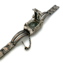 Load image into Gallery viewer, Watch with Spring Door Cover, Blue Dial