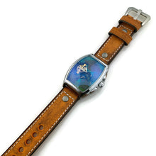 Load image into Gallery viewer, Moon  Mechanical Watch,Multicolor Dial with Leather Band