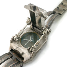 Load image into Gallery viewer, Watch with Spring Door Cover, Blue Dial