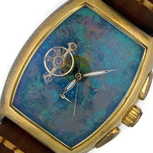 Load image into Gallery viewer, Moon Mechanical Watch,Multicolor Dial with Brown Leather Band