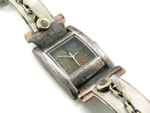 Load image into Gallery viewer, Women's silver & brass Watch, Multicolor Dial