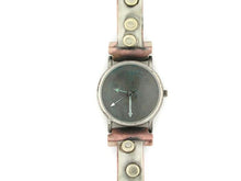 Load image into Gallery viewer, Silver & brass Watch, blue Dial