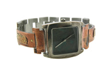 Load image into Gallery viewer, Copper & Brass Watch, bluer Dial