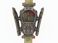Load image into Gallery viewer, Copper & Brass Coffin Watch, Multicolor Dial