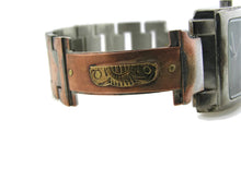 Load image into Gallery viewer, Copper & Brass Watch, bluer Dial