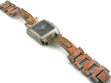 Load image into Gallery viewer, Copper & Brass Watch, bluer Dial