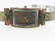 Load image into Gallery viewer, brass &amp; silver Watch, Multicolor Dial
