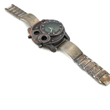 Load image into Gallery viewer, Large Silver Watch with Blue Dial