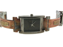 Load image into Gallery viewer, Copper & Brass Watch, bluer Dial