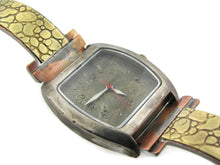Load image into Gallery viewer, Brass Watch, green Dial