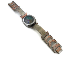 Load image into Gallery viewer, Watch With Silver Blue, Silver & Gold Dial