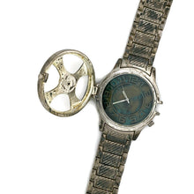 Load image into Gallery viewer, Large Watch with Cover, Blue Dial