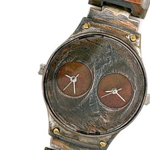 Load image into Gallery viewer, Copper Watch,Two Time Zones