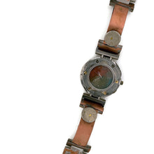 Load image into Gallery viewer, Women's Copper & brass Watch, Multi Color Dial
