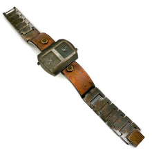 Load image into Gallery viewer, copper & brass Watch, blue & green Dials Two time zones
