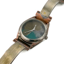 Load image into Gallery viewer, Watch With Silver, Blue, Silver & Gold Dial