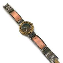 Load image into Gallery viewer, Women's Copper & brass Watch, Multi Color Dial