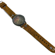 Load image into Gallery viewer, Three Tone Dial Watch with Leather Band