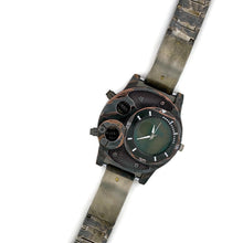 Load image into Gallery viewer, Large Silver Watch with Blue Dial