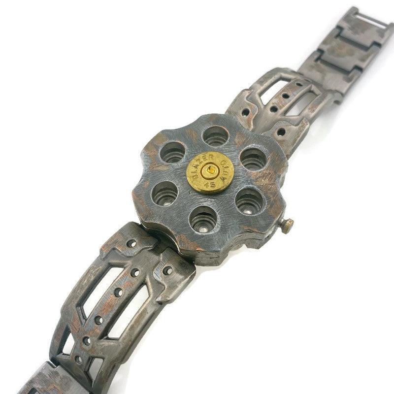 Six Shooter Gun Barrel Watch, Blue Color Dial – Paternoster Designs