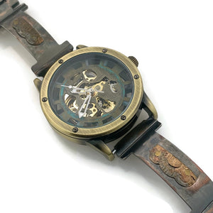 Automatic Mechanical Watch, Blue Dial