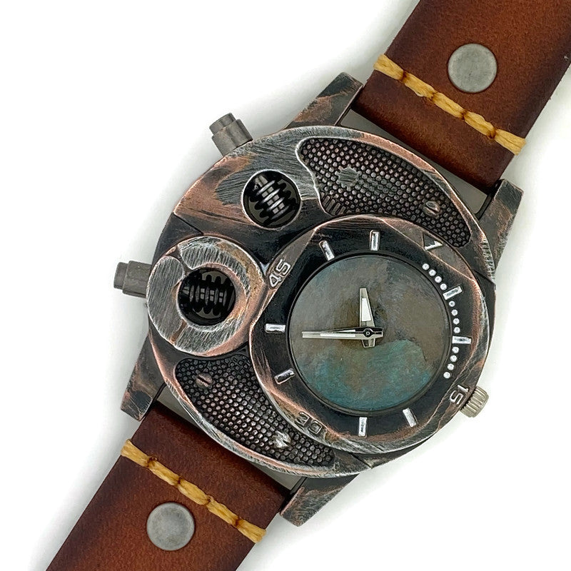 Brown Leather Strap Watch by Jose Paternoster Watches Collection – Paternoster Designs main image 2