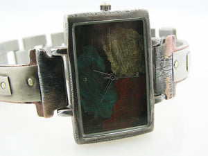 Women's Watch, brass & silver, Multicolor Dial