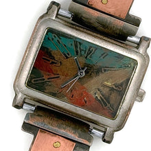 Load image into Gallery viewer, Women&#39;s Large  Copper Watch With Multi Color Dial
