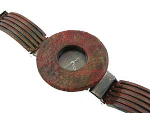 Patina Watch with Antique Multi Color Dial