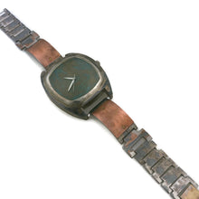 Load image into Gallery viewer, Large Copper Watch with Blue Dial
