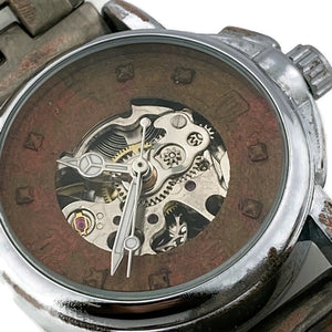 Small Automatic Mechanical Watch, Copper Dial