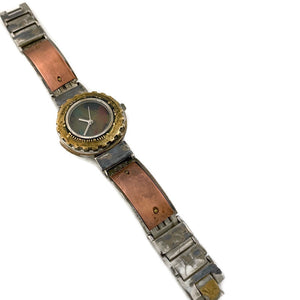 Women's Copper & brass Watch, Multi Color Dial