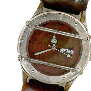 Men's Watch with Date, Copper Color Dial, Waterproof