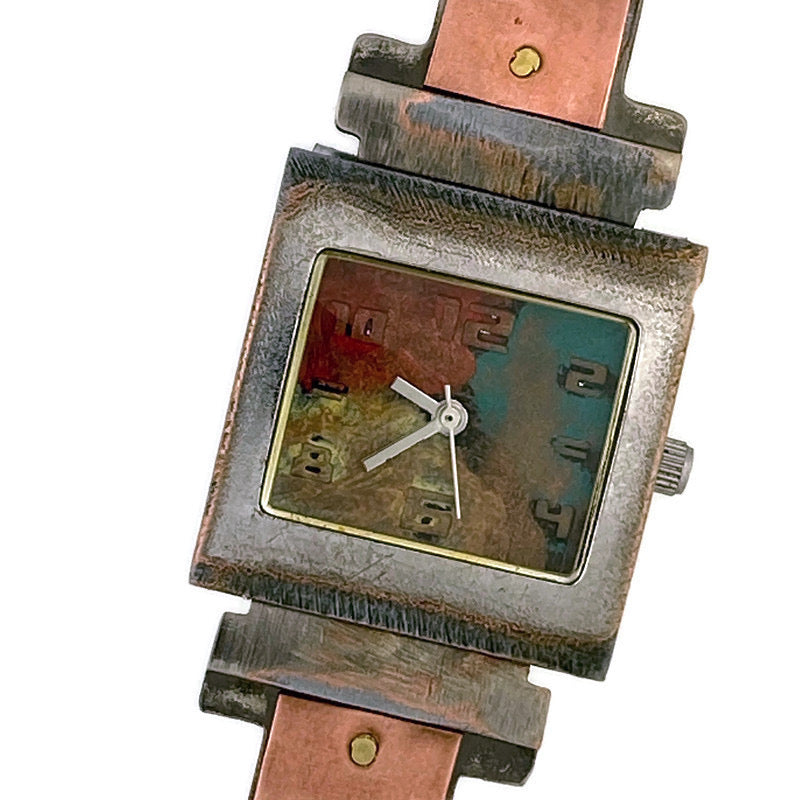 Women's Copper Watch, Multi color Dial