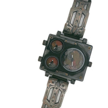 Load image into Gallery viewer, Men&#39;s Large Dial Three Time Zone Watch
