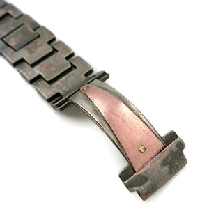 18 MM With Silver & Copper Watch Band