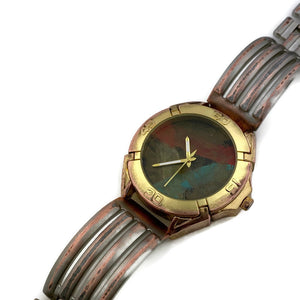 Large Watch with Multi Color Dial