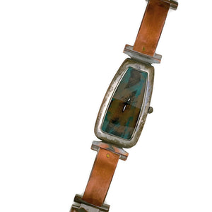  Women's Copper Watch, blue Dial