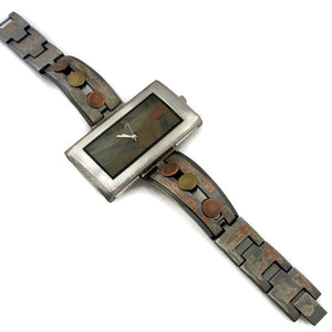 Women's Large Watch with Multi Color Dial