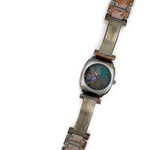 Load image into Gallery viewer, Watch With Silver Blue, Silver &amp; Gold Dial
