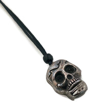 Load image into Gallery viewer, Skull Watch Pendant Necklace, Copper Dial
