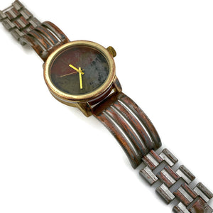 Large Watch With Multi Color Dial