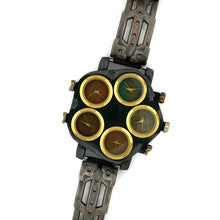 Load image into Gallery viewer, Men&#39;s Large Dial Five Time Zone Watch
