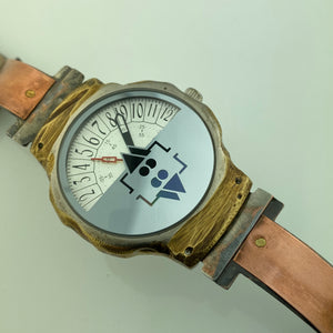 Men's Copper Watch With Military Time